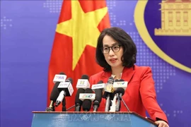 Spokeswoman of the Ministry of Foreign Affair Pham Thu Hang (Photo: VNA)