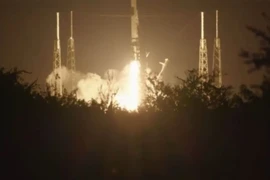 SpaceX's Falcon 9 rocket carrying the Nusantara Lima (N5) satellite lifted off from Cape Canaveral, US on September 10. (Photo: ANTARA)