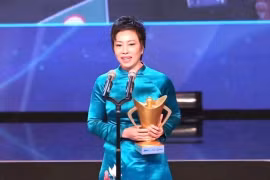 Shooting coach Nguyen Thi Nhung (Photo: VNA)