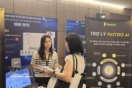 Visitors to the Innovation and Startup Exhibition within the framework of the Danang Innovation Startup Festival 2025 (Photo: VNA)