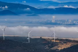 A wind power plant in Gia Lai (Photo: nhandan.vn)