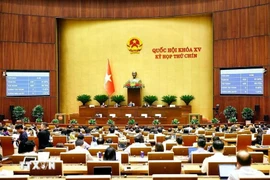The National Assembly adopts the Law on amendments and supplements to certain articles of the Penal Code (Photo: VNA)