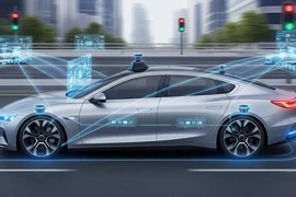The Ministry of Public Security said fully autonomous motor vehicles are not suitable for operation in Vietnam's road conditions. (Illustrative photo: thanhnien.vn)