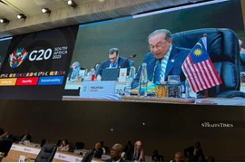 Malaysian Prime Minister Anwar Ibrahim speaks at the G20 Summit in South Africa. (Photo: nst.com.my)