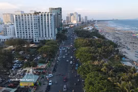 A bird's eye view of Vung Tau ward, Ho Chi Minh City (Photo: VNA)