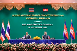 The inaugural special session of the Cambodia–Thailand General Border Committee (GBC) wraps up in Koh Kong province, Cambodia, September 10, 2025. (Photo: www.information.gov.kh)