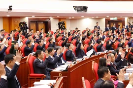 Members of the Party Central Committee attended the National Party Congress (Photo: VNA)