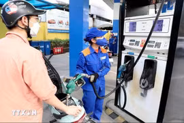 E5 RON92 gasoline jumps 280 VND to 20,911 VND (0.83 USD) per litre, while RON95-III climbs 263 VND to 21,507 VND per litre. (Photo: VNA)