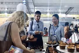 Freshly prepared dishes served at the event (Photo: VNA)