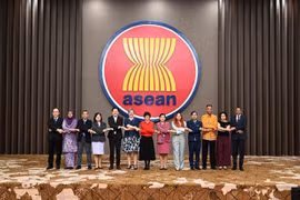 Delegates at the 4th ASEAN-UK Joint Cooperation Committee (Photo published by VNA)