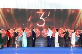 The inauguration and opening ceremony of the first Japanese Professional Skills College in the Mekong Delta held in My Xuyen ward, Can Tho city. (Photo: VNA)