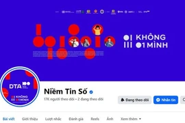 The “Not Alone” campaign is rolled out widely across social media platforms nationwide. (Photo: VNA)