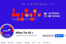 The “Not Alone” campaign is rolled out widely across social media platforms nationwide. (Photo: VNA)