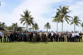 The 173rd repatriation ceremony takes place in Da Nang city with the participation of representatives from Vietnamese and US agencies on July 2. (Photo courtesy of the Vietnamese Ministry of Foreign Affairs)