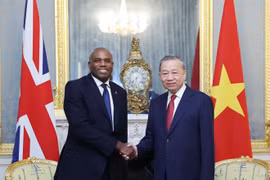 Party General Secretary To Lam (R) and UK Deputy Prime Minister David Lammy (Photo: VNA)