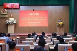 Prime Minister Pham Minh Chinh presides over a conference on ensuring security and order to support socio-economic development in the northwestern region and surrounding areas on March 24. (Photo: VNA)