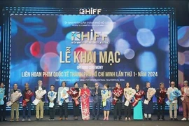 The first ever HCM City International Film Festival in April 2024. This year, the city is applying to become a member of the UNESCO Creative Cities Network in the field of cinema. (Photo: VNA)