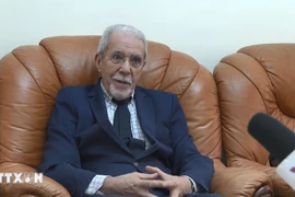 Goumiri, a leading Algerian political and economic expert, in an interview granted to the Vietnam News Agency (Photo: VNA)