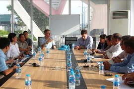 The World Bank delegation holds working session with Can Tho city People's Committee and relevant units (Photo: VNA)