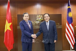 National Assembly Chairman Tran Thanh Man and President of the Malaysian Senate Dato Awang Bemee Awang Ali Basah in their meeting in Kuala Lumpur on September 19, 2025. (Photo: VNA)