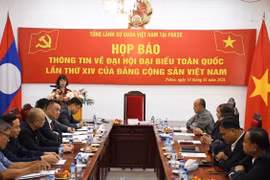 At the press briefing on the 14th National Congress of the Communist Party of Vietnam (CPV) (Photo: VNA)