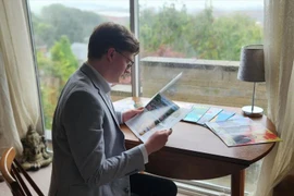 Kyril Whittaker, researcher of Vietnam and member of the Communist Party of Britain (Photo: VNA)