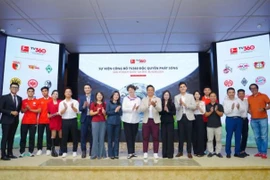 At the event announcing TV360's right to exclusively broadcast Germany’s Bundesliga in Vietnam for three consecutive seasons from 2025 to 2028. (Photo: VNA)
