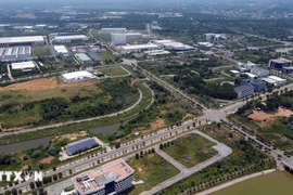An overview of Hanoi's Hoa Lac Hi-Tech Park (Photo: VNA)