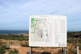The site selected for the construction of the Ninh Thuan 1 Nuclear Power Plant. (Photo: VNA) 
