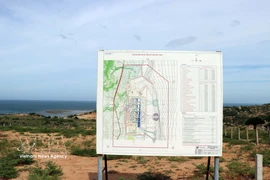 The site selected for the construction of the Ninh Thuan 1 Nuclear Power Plant. (Photo: VNA) 