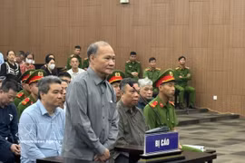 Former Deputy Minister of Agriculture and Rural Development Hoang Van Thang at the first-instance trial in Hanoi. (Photo: VNA)