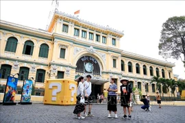 Saigon Central Post Office - a landmark site in HCM City (Photo: VNA)