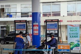 A petrol station in Cau Kieu ward of HCM City sells E10 fuel (Photo: VNA)