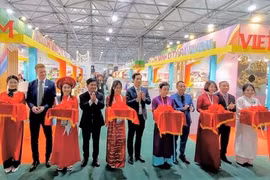 The opening of the Ho Chi Minh City Pavilion at the 2025 Saudi Food Show being held from May 12 to 14 at the Riyadh Front Exhibition and Conference Centre. (Photo: courtesy of ITPC)