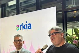 At a press conference to announce the launch of the direct flight between Tel Aviv and Hanoi. (Photo: VNA)