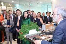Delegates at the inauguration of the Embassy of the Portuguese Republic in Vietnam (Photo: baoquocte.vn)