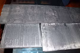 National Treasure: Woodblocks at Tram Gian Pagoda. (Photo: VNA)