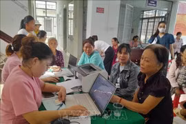 At Phu Rieng communal medical station in Dong Nai province (Photo: VNA)