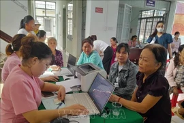 At Phu Rieng communal medical station in Dong Nai province (Photo: VNA)