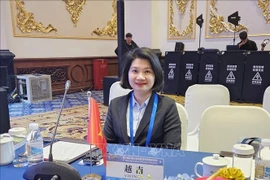 Dr. Pham Thi Thanh Loan, General Director of Guangdong Viet-Viet Tourism and Trade Services Co., Ltd. (Photo: VNA broadcasts)