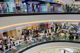 A shopping centre in HCM City. The affordable and mid-range segments will remain pivotal in the city's retail property. (Photo: VNA)