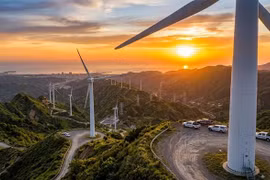 A perspective of the Quang Ninh 1 Wind Power Plant project (Photo: Quang Ninh provincial Department of Construction)