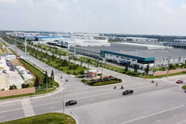 The infrastructure of Thang Long 3 Industrial Park in Phu Tho province is comprehensive and modern, creating favourable conditions for businesses and investors. (Photo: VNA)