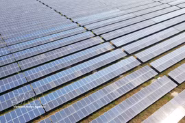 Ha Tinh province is effectively harnessing clean energy from solar power (Photo: VNA)