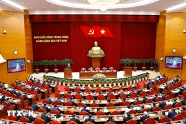 At the opening of the 13th Party Central Committee's plenum (Photo: VNA)