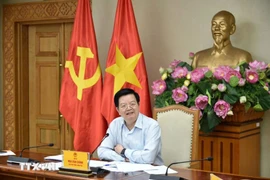 Deputy Prime Minister Mai Van Chinh chairs a meeting of Working Group No. 8, which monitors, addresses bottlenecks, and promotes public investment disbursement for six ministries and central agencies. (Photo: VNA)