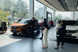 A car showroom in Hanoi. (Photo: VNA)