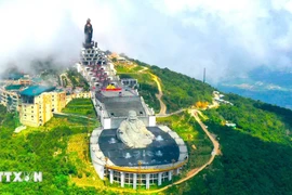 A view of Ba Den National Tourism Site in Tay Ninh (Photo: VNA)