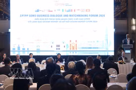 The dialogue and business networking forum between CPTPP senior officials and business leaders is held in Ho Chi Minh City on July 22, as part of the 2026 CPTPP Senior Officials' Meeting (SOM3) hosted by Vietnam. (Photo: VNA)