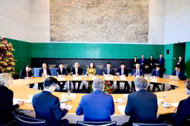 At the talks (Photo: VNA)